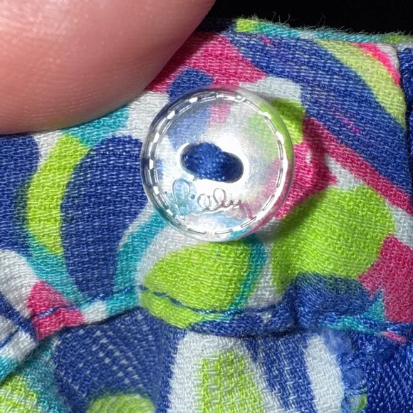 Lilly Pulitzer Magnolia Shorts Toucan Play Size 6 Colorful Beach Resort - Picture 9 of 11